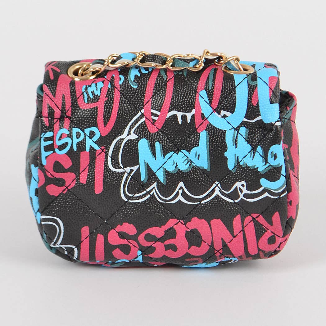 Multi Fonts Gradient Mini Clutch