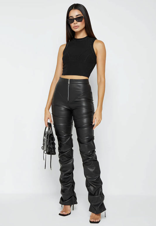 PU Leather Pants